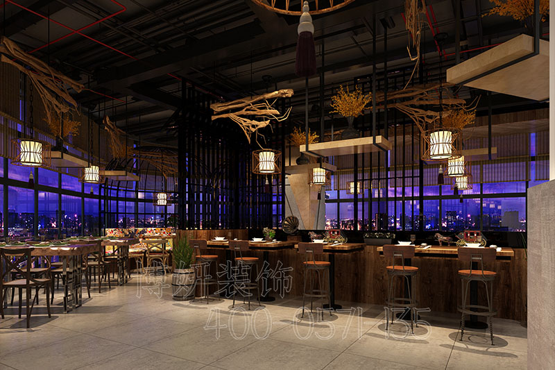 杭州人氣小吃店裝修設(shè)計，專業(yè)餐飲店裝修，打造回頭客超多的店鋪空間