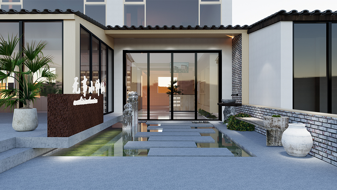 杭州自然主義茶館設(shè)計