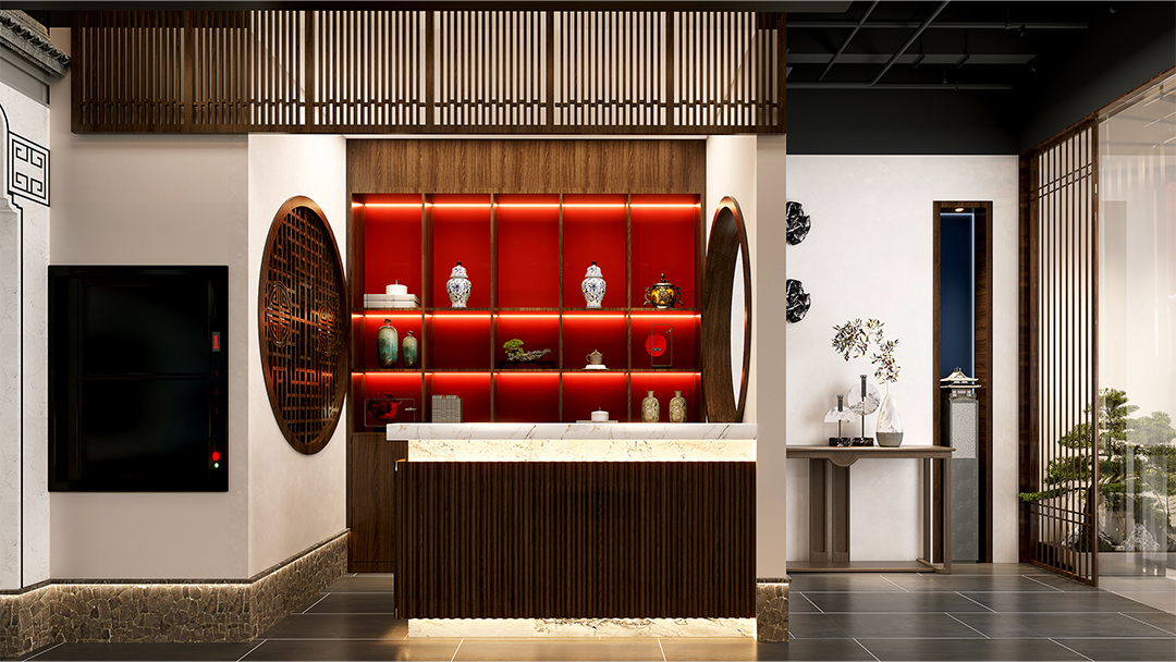 杭州創(chuàng)意中式餐廳裝修設(shè)計(jì)