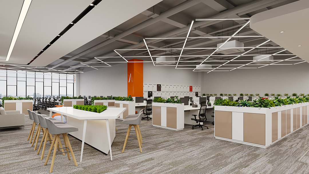 杭州跨境電商辦公室裝修設(shè)計