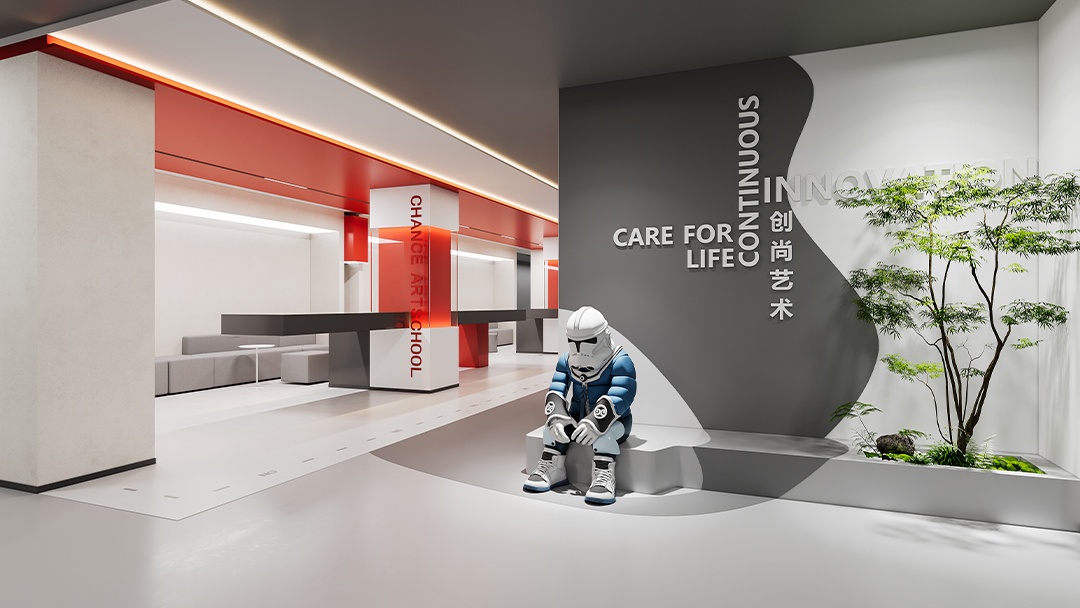 杭州藝術(shù)類培訓(xùn)機構(gòu)裝修設(shè)計