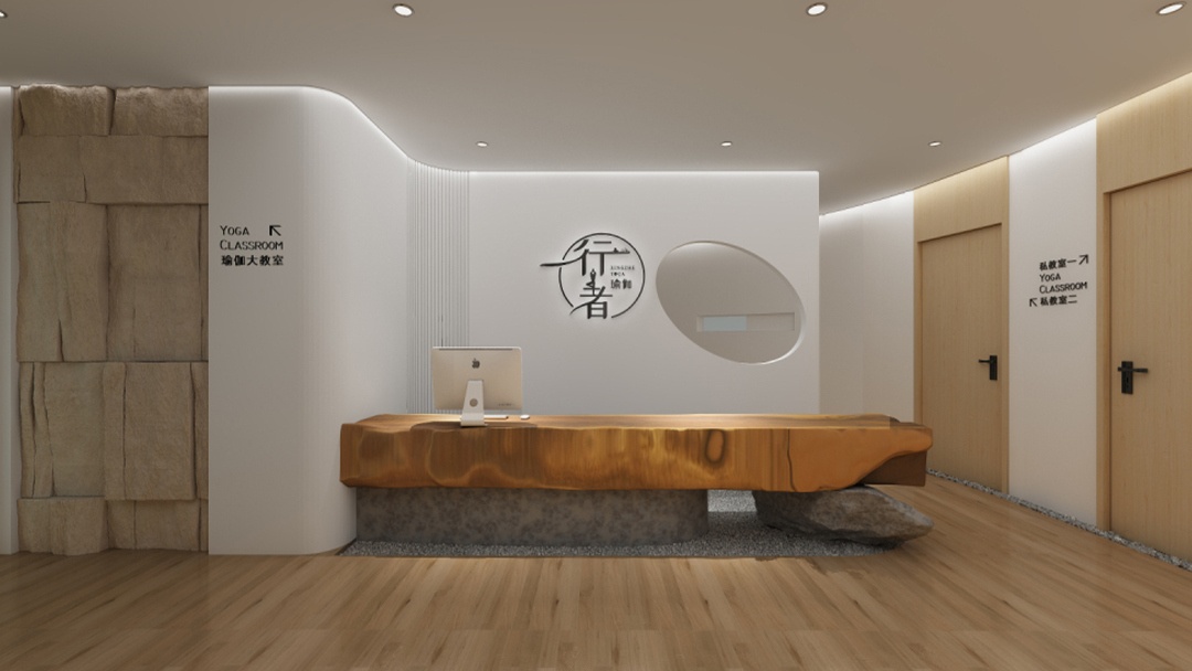 杭州原木風(fēng)瑜伽館裝修設(shè)計(jì)