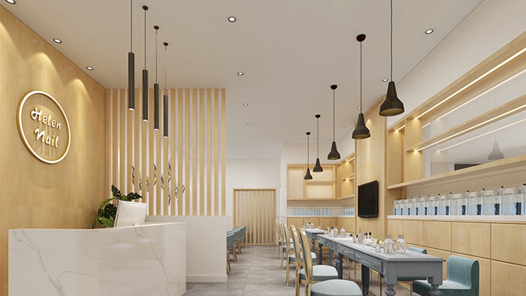 杭州小型美甲店裝修設(shè)計