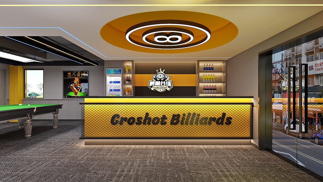 杭州一站式臺(tái)球廳裝修設(shè)計(jì)