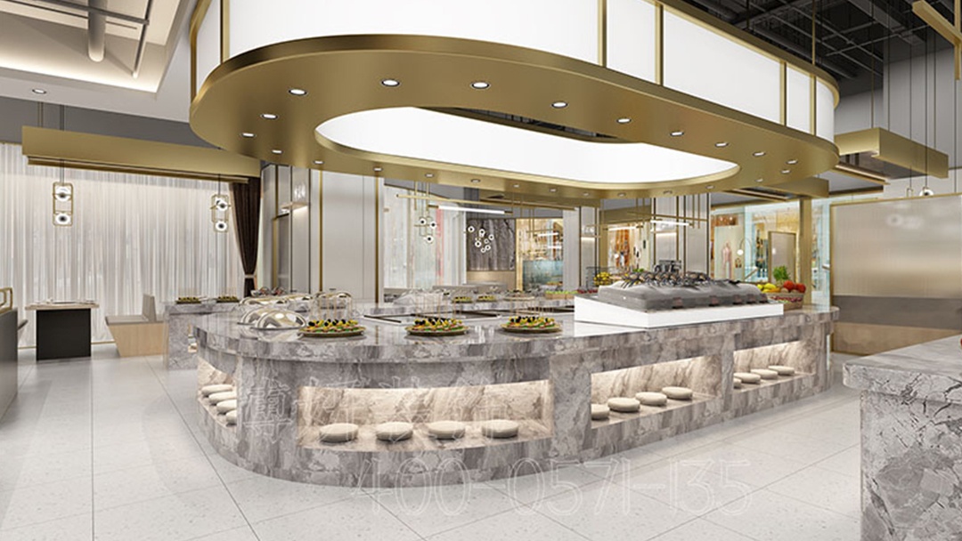 杭州現(xiàn)代簡約風(fēng)快餐店裝修設(shè)計