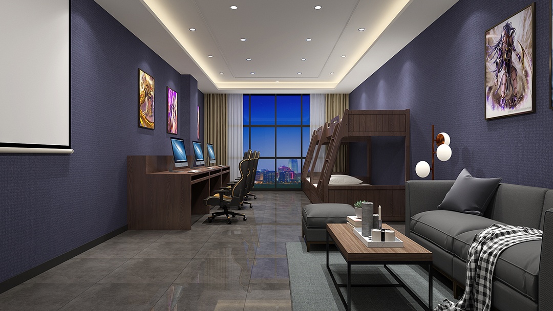 杭州電競(jìng)酒店LOFT裝修設(shè)計(jì)