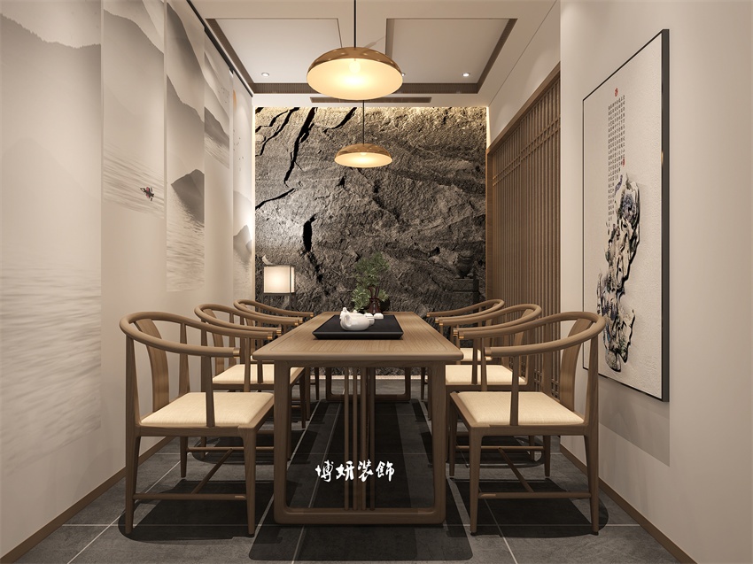 杭州茶館/新中式空間裝修：2026年茶館氛圍的設(shè)計要點