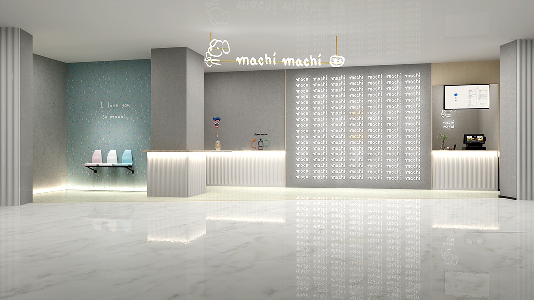 杭州極簡(jiǎn)風(fēng)奶茶店裝修設(shè)計(jì)